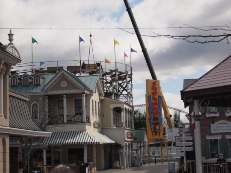 new roller coaster at six flags new england 2011. ACE New England News April 16,